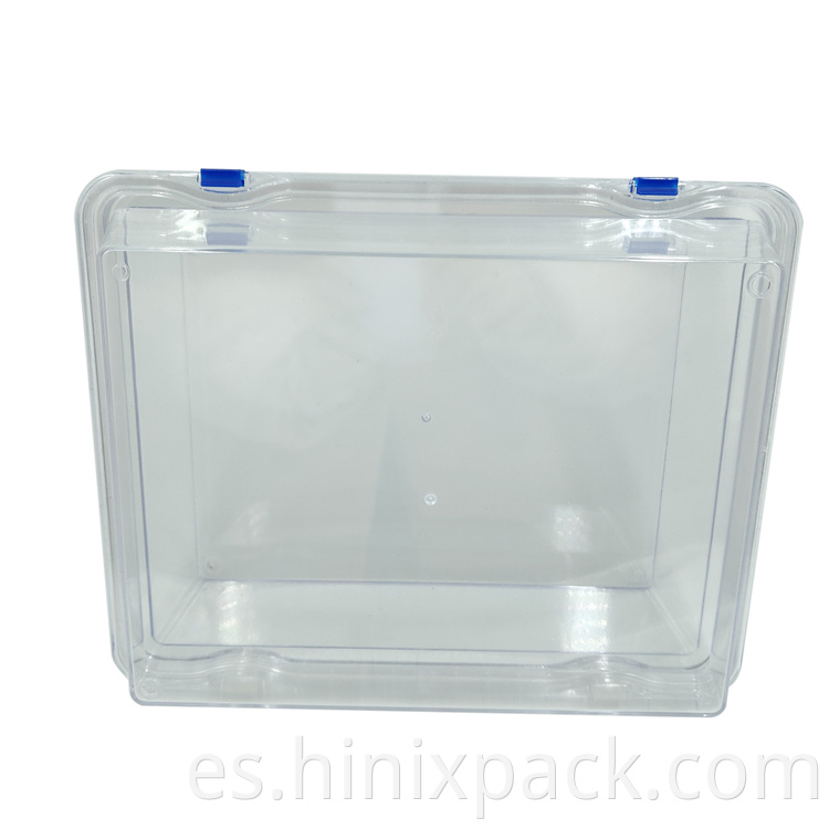 HN-173 20x15x10 cm Box de envasado transparente de plástico joya de membrana